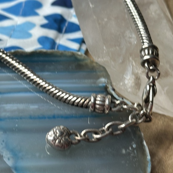 Brighton Silver & Gold Travis Necklace with Charms Beads - Picture 4 of 8